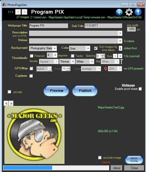 PhotoPageGen 8.1 (2025) Portable